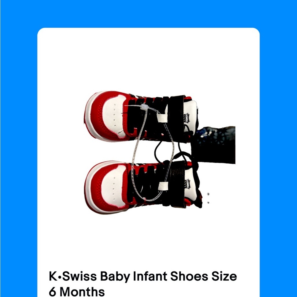 K•Swiss Baby Infant Shoes Size 6 Months